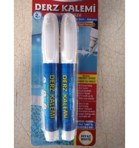 2 Lİ DERZ KALEMİ-BEYAZ-(2 ADET YEDEK UÇLU)